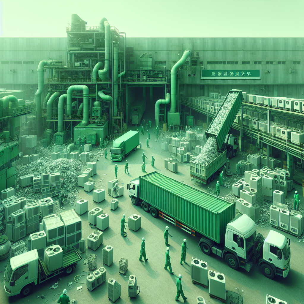 Ar-condicionado on-site: coleta, transporte e reciclagem industrial