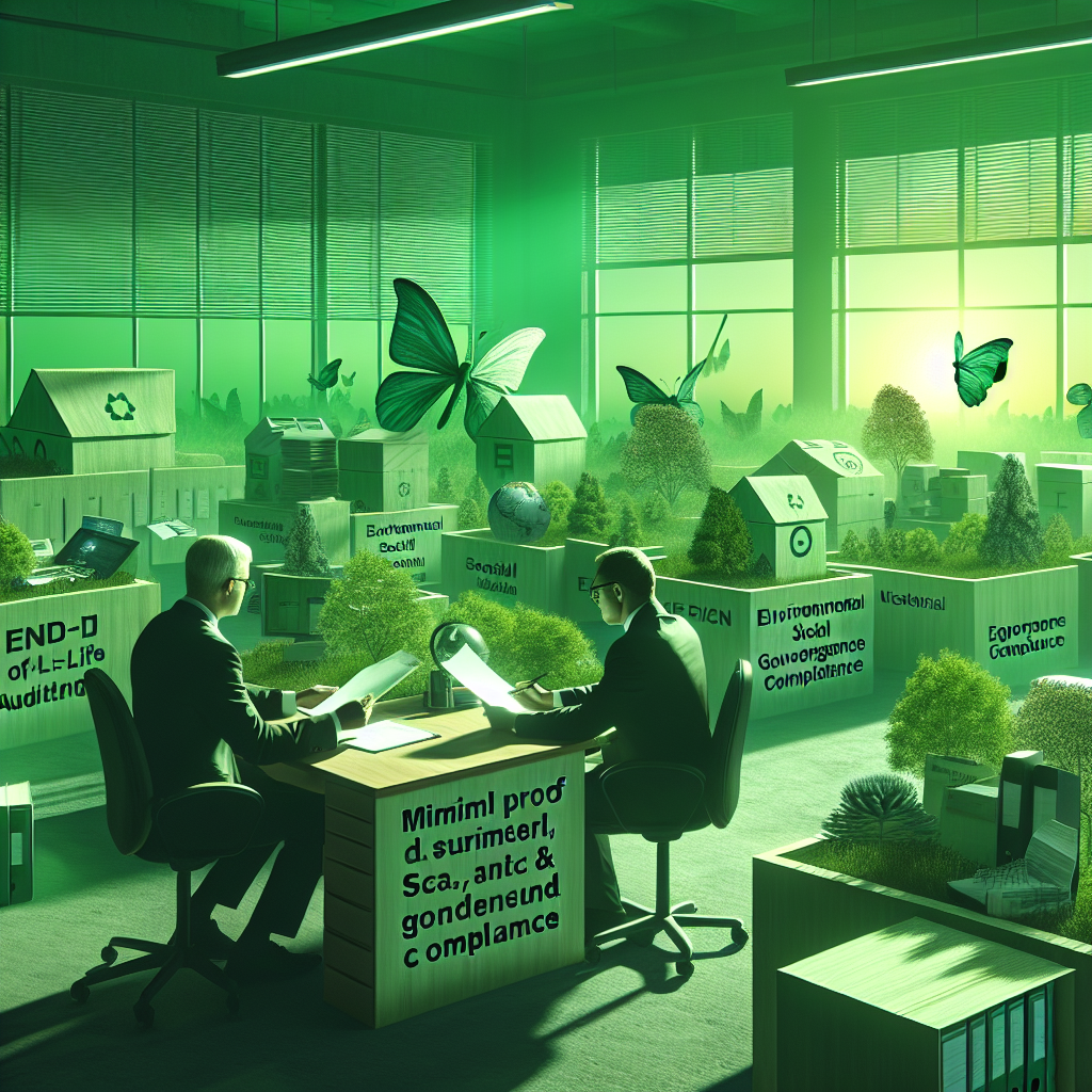 Auditoria de fim de vida: provas mínimas para não reprovar em ESG e compliance