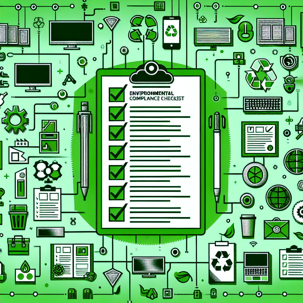 Checklist de conformidade ambiental para fabricantes de equipamentos eletrônicos