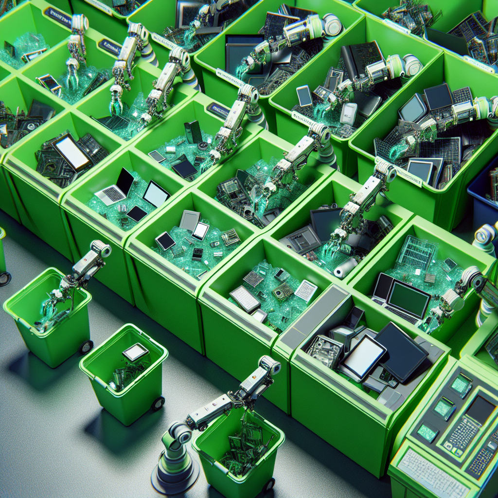 Como a Inteligência Artificial está revolucionando a reciclagem de eletrônicos