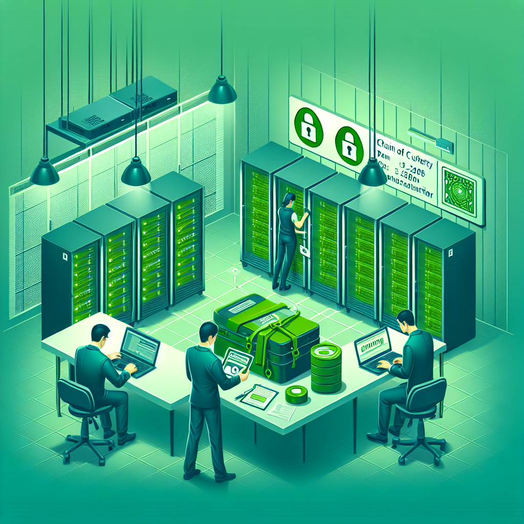 Como comprovar cadeia de custódia de mídias de data center?