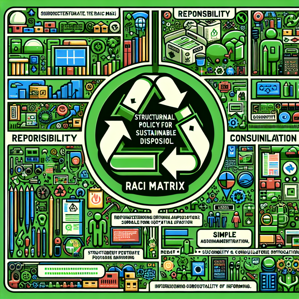 Como estruturar política interna de descarte sustentável (matriz RACI).