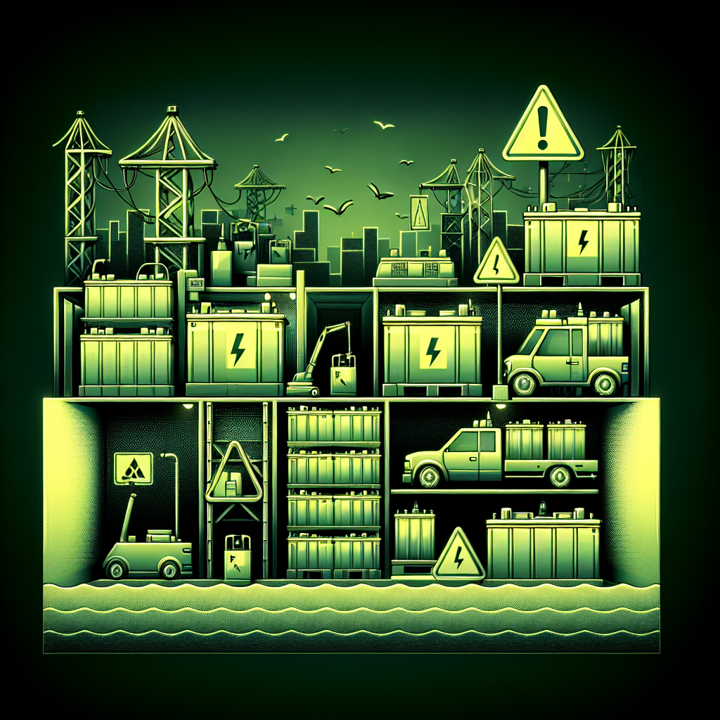 Como identificar baterias perigosas e evitar acidentes em armazenagem temporária