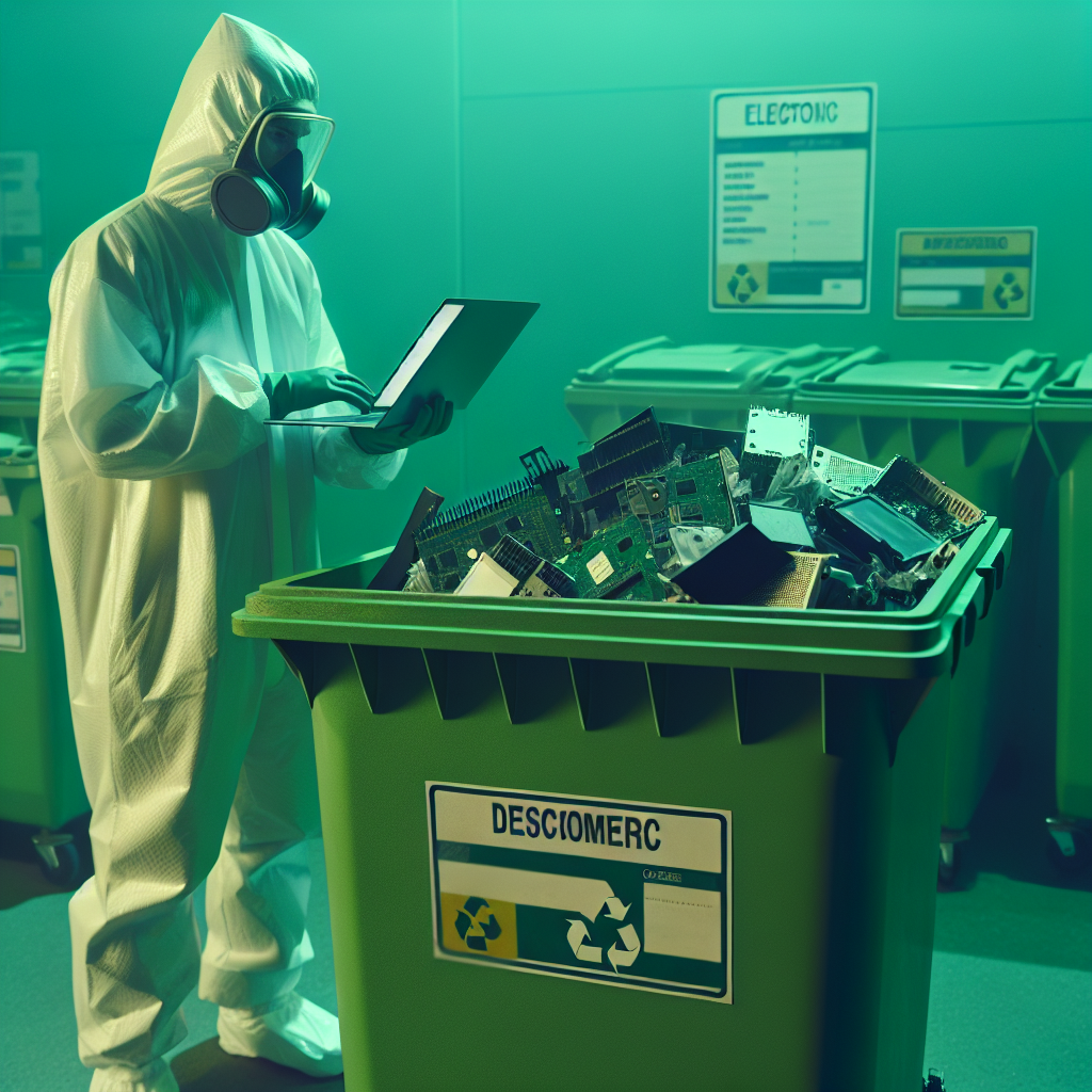 Descarte adequado de lixo eletrônico em empresas