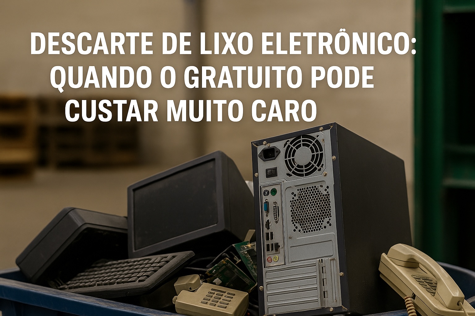 Descarte de Lixo Eletrônico: Quando o Gratuito Pode Custar Muito Caro