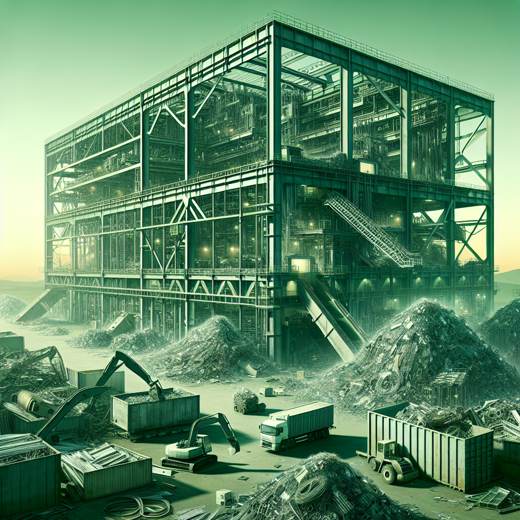 Desmonte e reciclagem de galpão industrial obsoleto