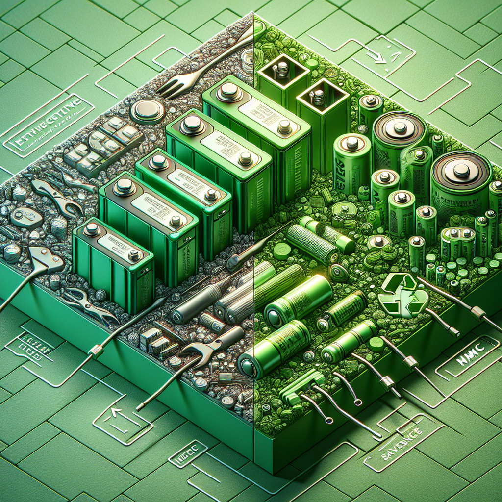 Diferença entre baterias LFP e NMC e seus desafios na reciclagem