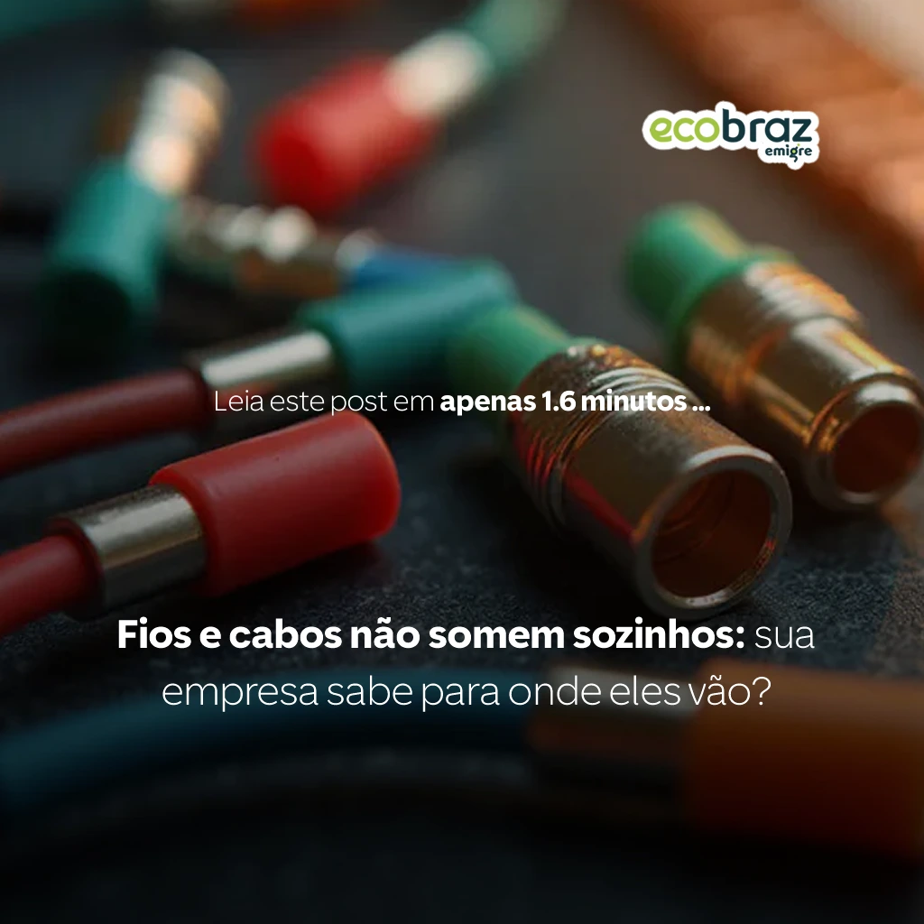 Fios e cabos não somem sozinhos: sua empresa sabe para onde eles vão?