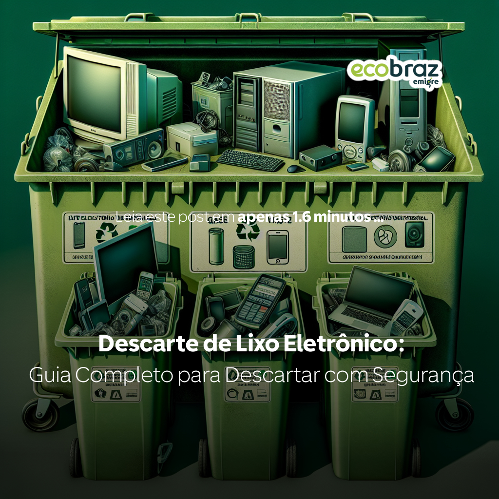 Descarte de Lixo Eletrônico: Guia Completo para Descartar com Segurança