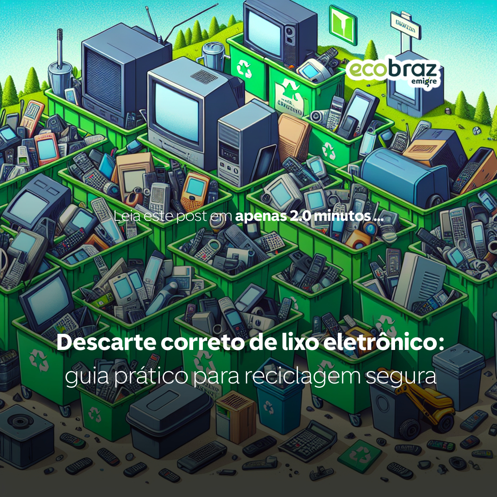 Descarte correto de lixo eletrônico: guia prático para reciclagem segura