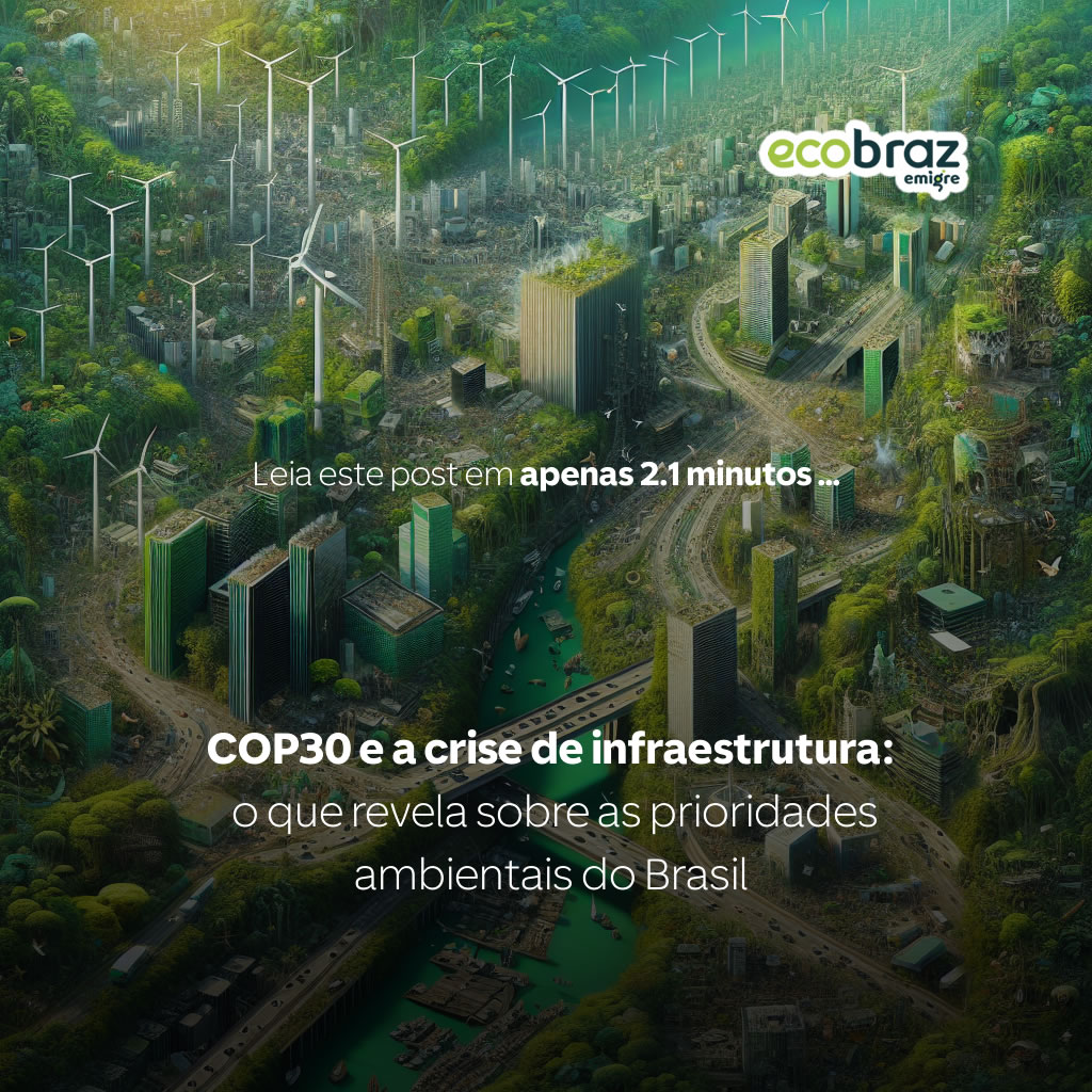 COP30 e a crise de infraestrutura: o que revela sobre as prioridades ambientais do Brasil