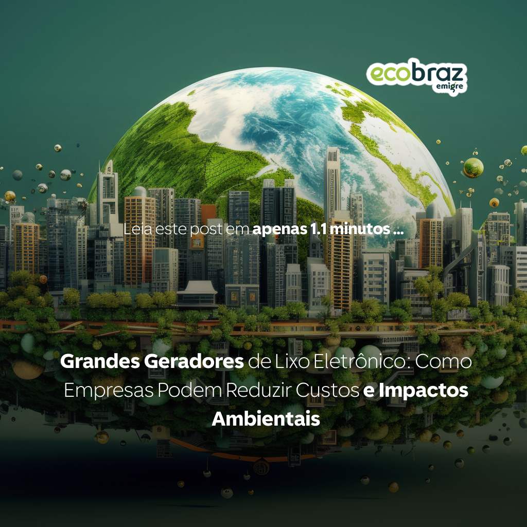 Grandes Geradores de Lixo Eletrônico: Como Empresas Podem Reduzir Custos e Impactos Ambientais