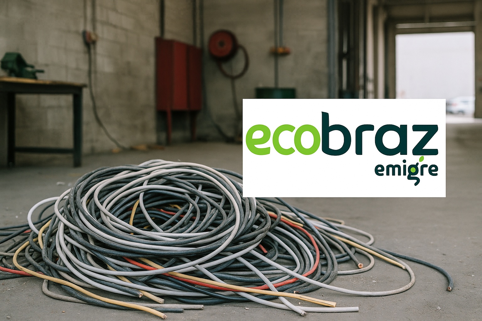 Por que sua empresa não deve vender cabos e fios para sucateiros informais