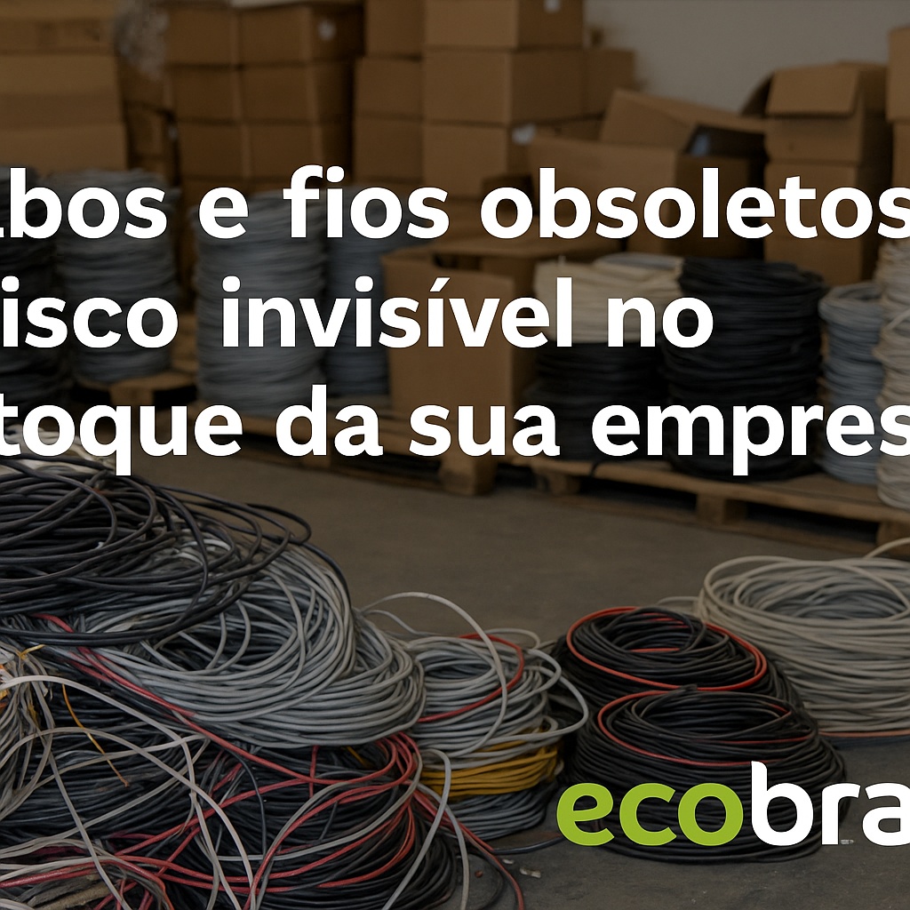 Cabos e fios obsoletos: o risco invisível no estoque da sua empresa