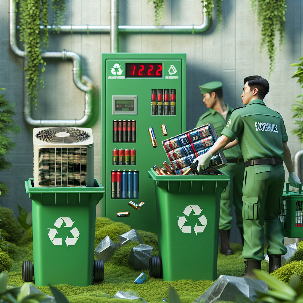 Ecobraz Emigre descarte de baterias e equipamentos de ar-condicionado