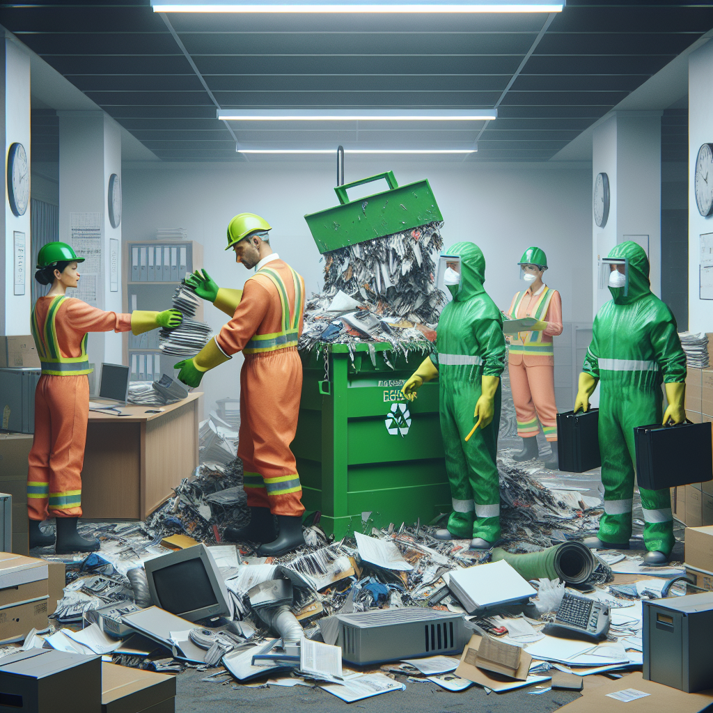 Ecobraz realiza desmontagem completa e descarte ambiental de escritórios e indústrias