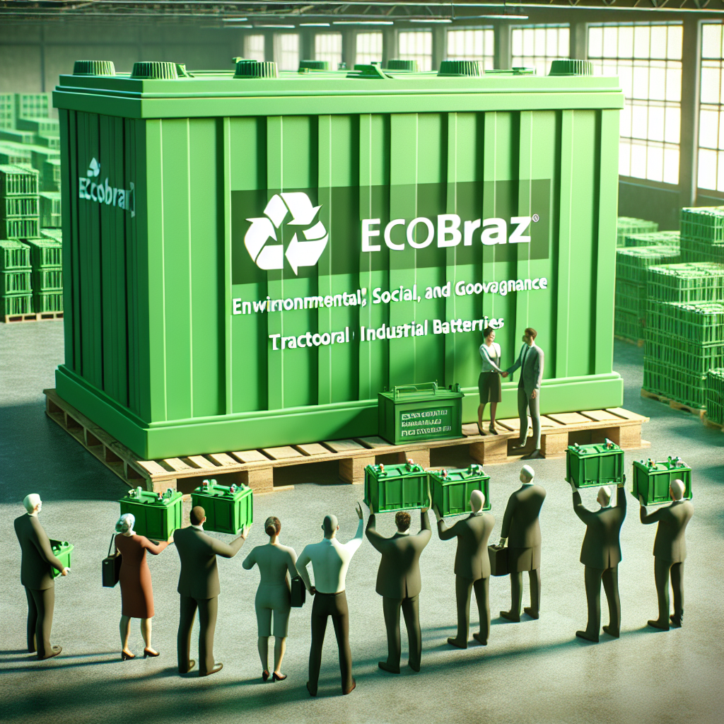 Empresas ESG confiam na Ecobraz para destinação correta de baterias industriais tracionárias