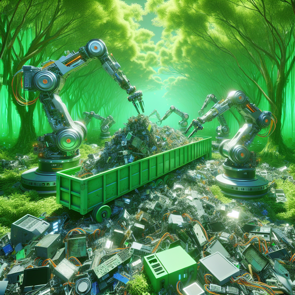 IA e meio ambiente: a nova fronteira da reciclagem de lixo eletrônico