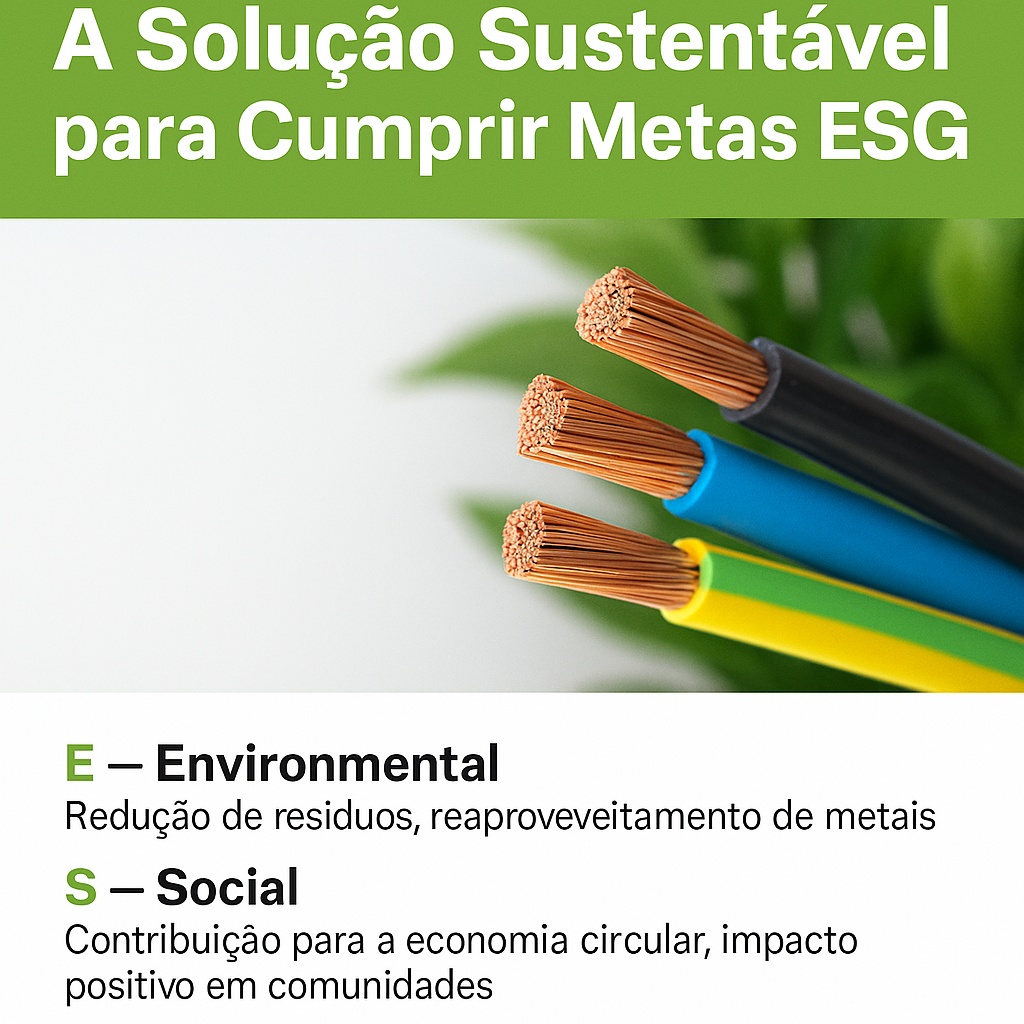 Processamento de Cabos: A Solução Sustentável para Cumprir Metas ESG
