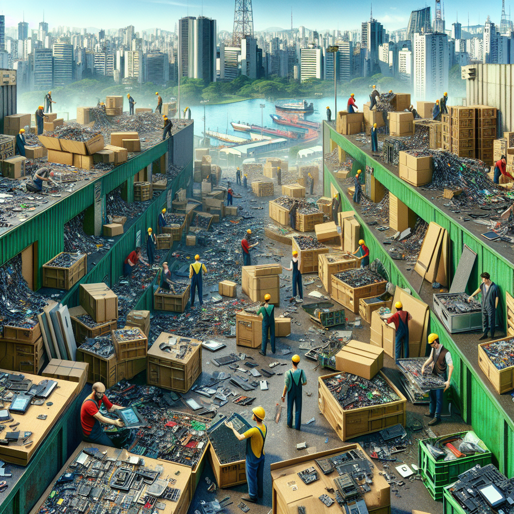 Logística reversa de eletrônicos em São Paulo