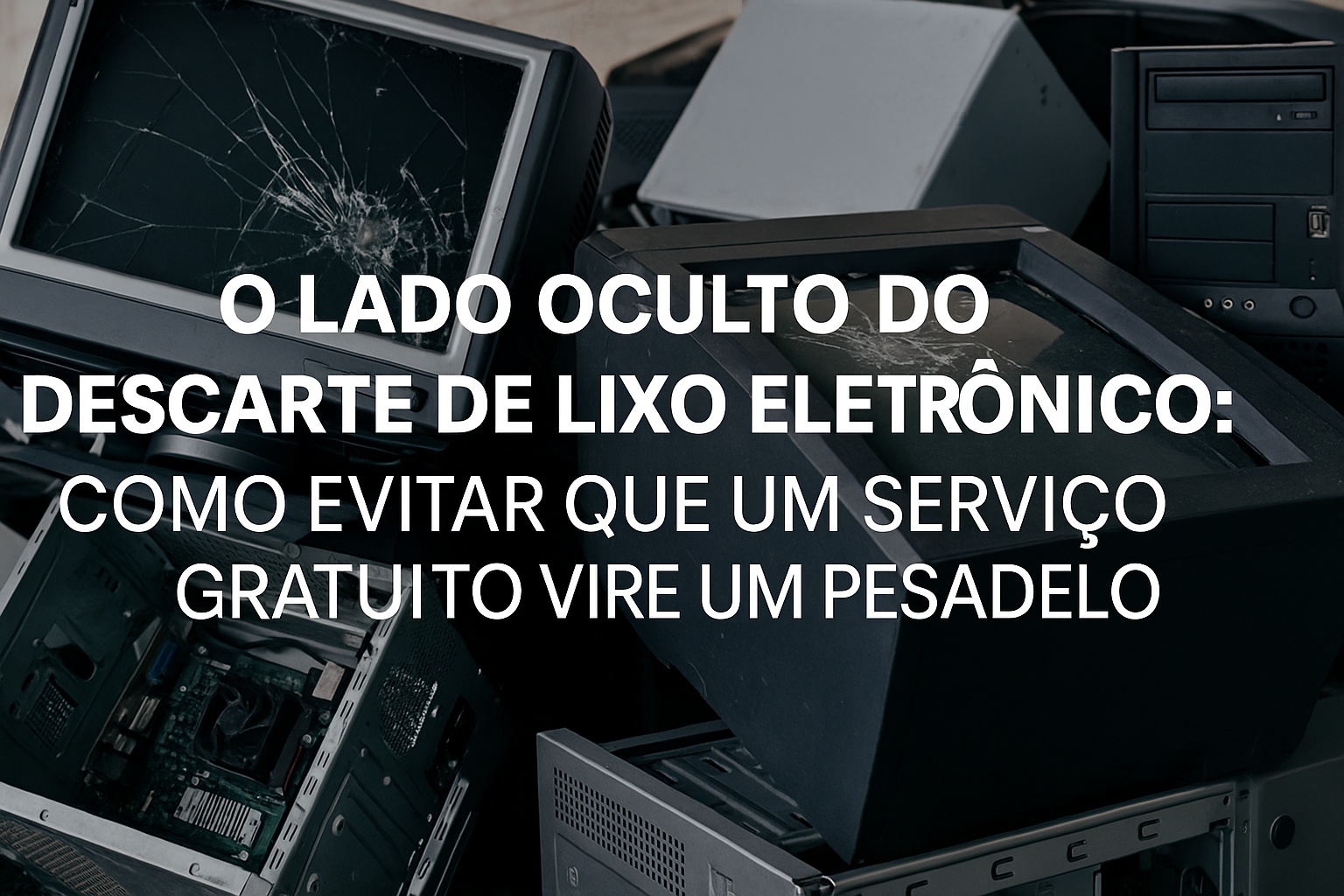 O Lado Oculto do Descarte de Lixo Eletrônico: Como Evitar que um Serviço Gratuito Vire um Pesadelo