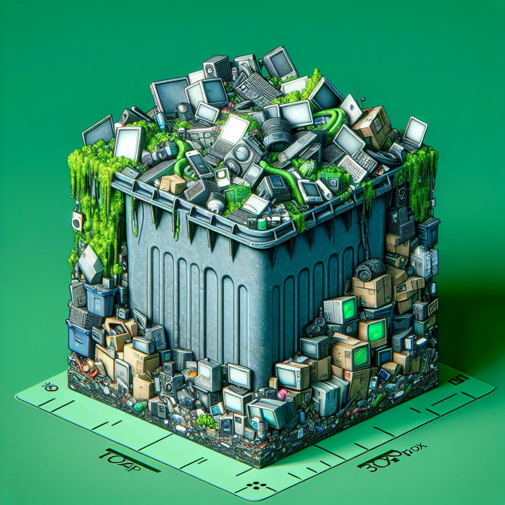 O que acontece se eu jogar eletrônicos no lixo comum?