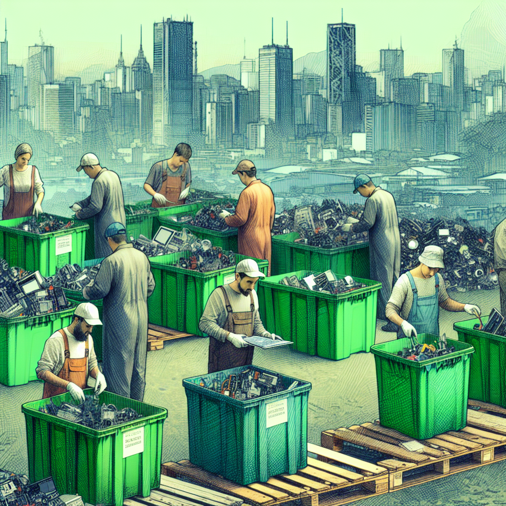 parceria em reciclagem de eletrônicos em São Paulo