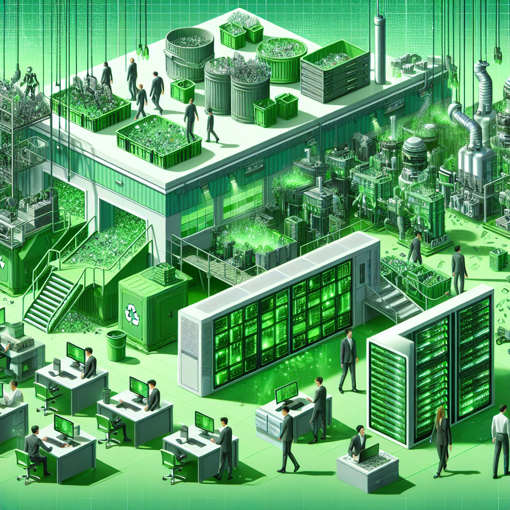 Por que empresas sustentáveis estão investindo em IA e reciclagem eletrônica