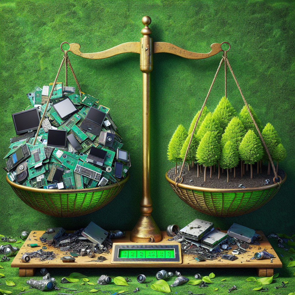 Por que reciclar eletrônicos é mais eficiente que plantar árvores na compensação de carbono