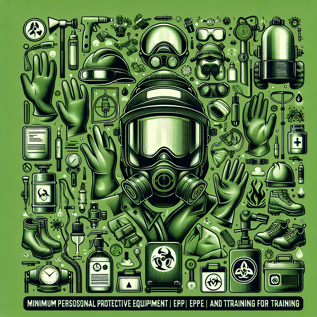 Quais EPIs/treinamentos mínimos para manuseio interno?