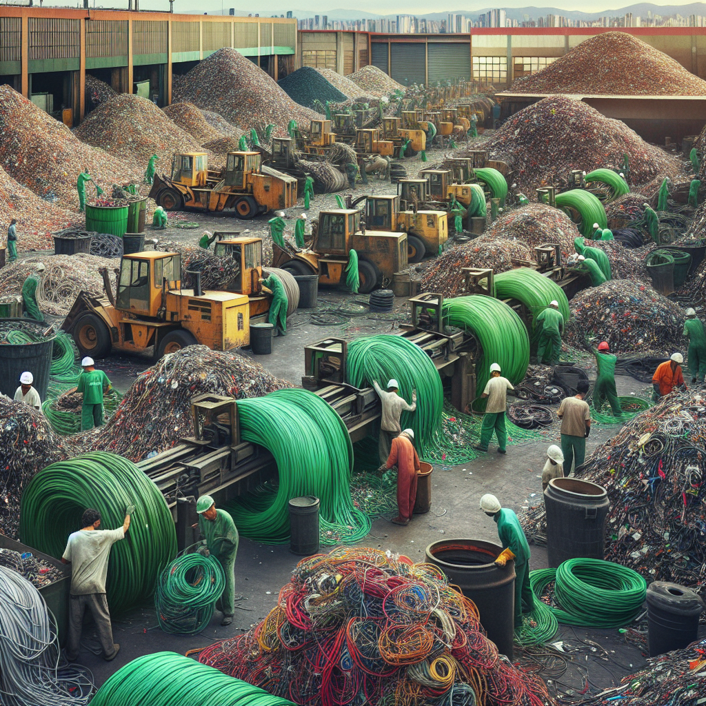 Reciclagem de fiação elétrica em São Paulo