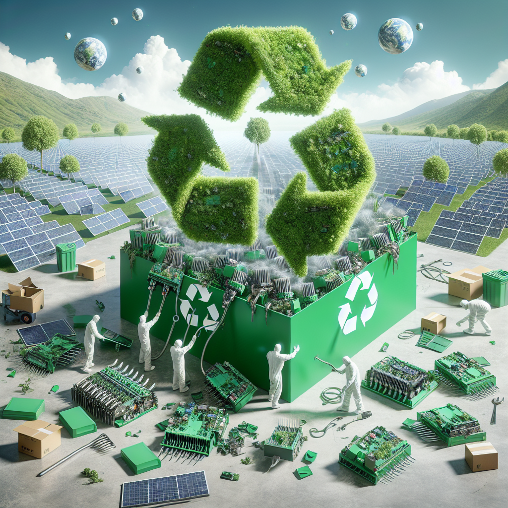 Reciclagem de painéis solares e microinversores: novas regras e oportunidades