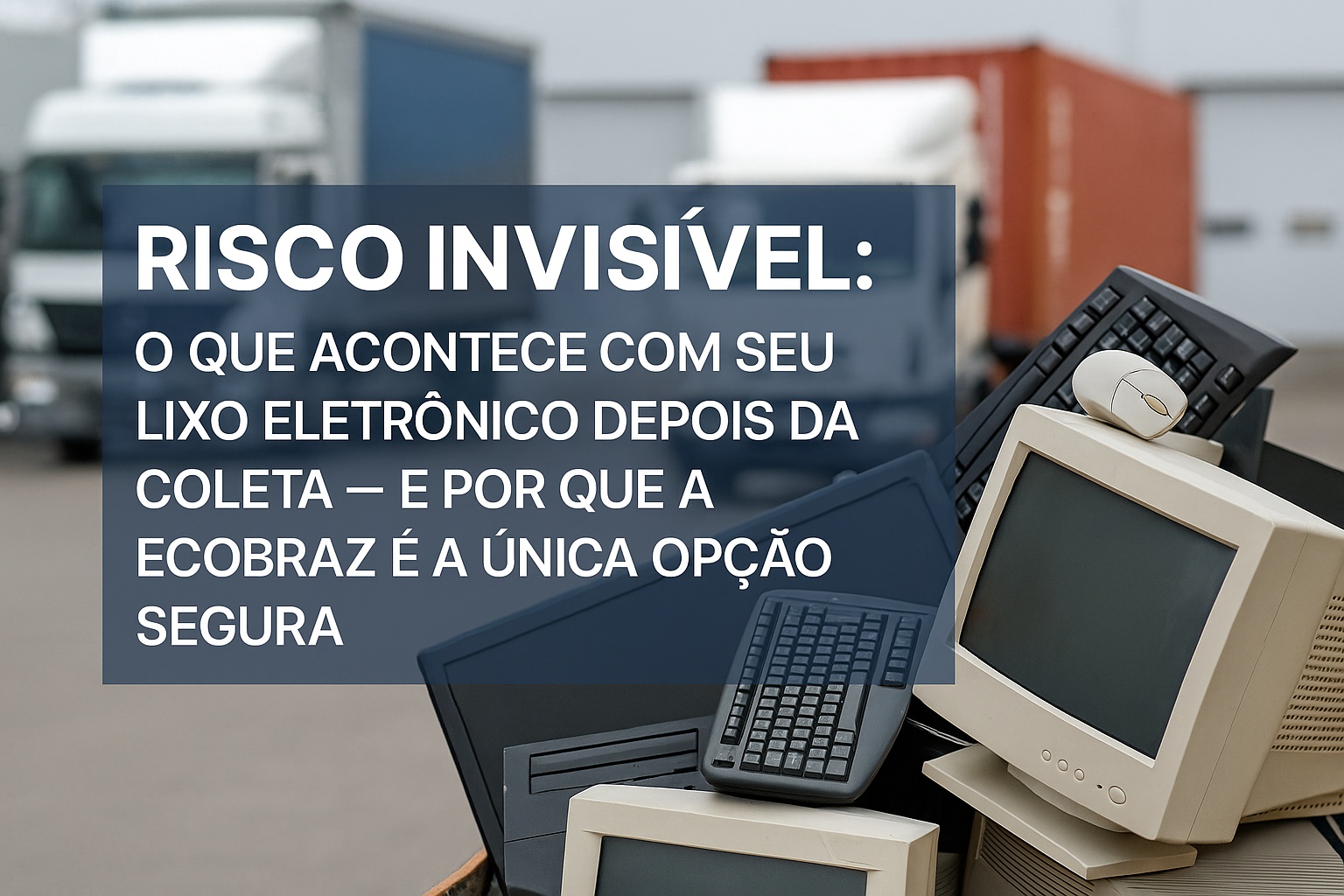 Risco Invisível: O Que Acontece com Seu Lixo Eletrônico Depois da Coleta — E Por Que a Ecobraz É a Única Opção Segura