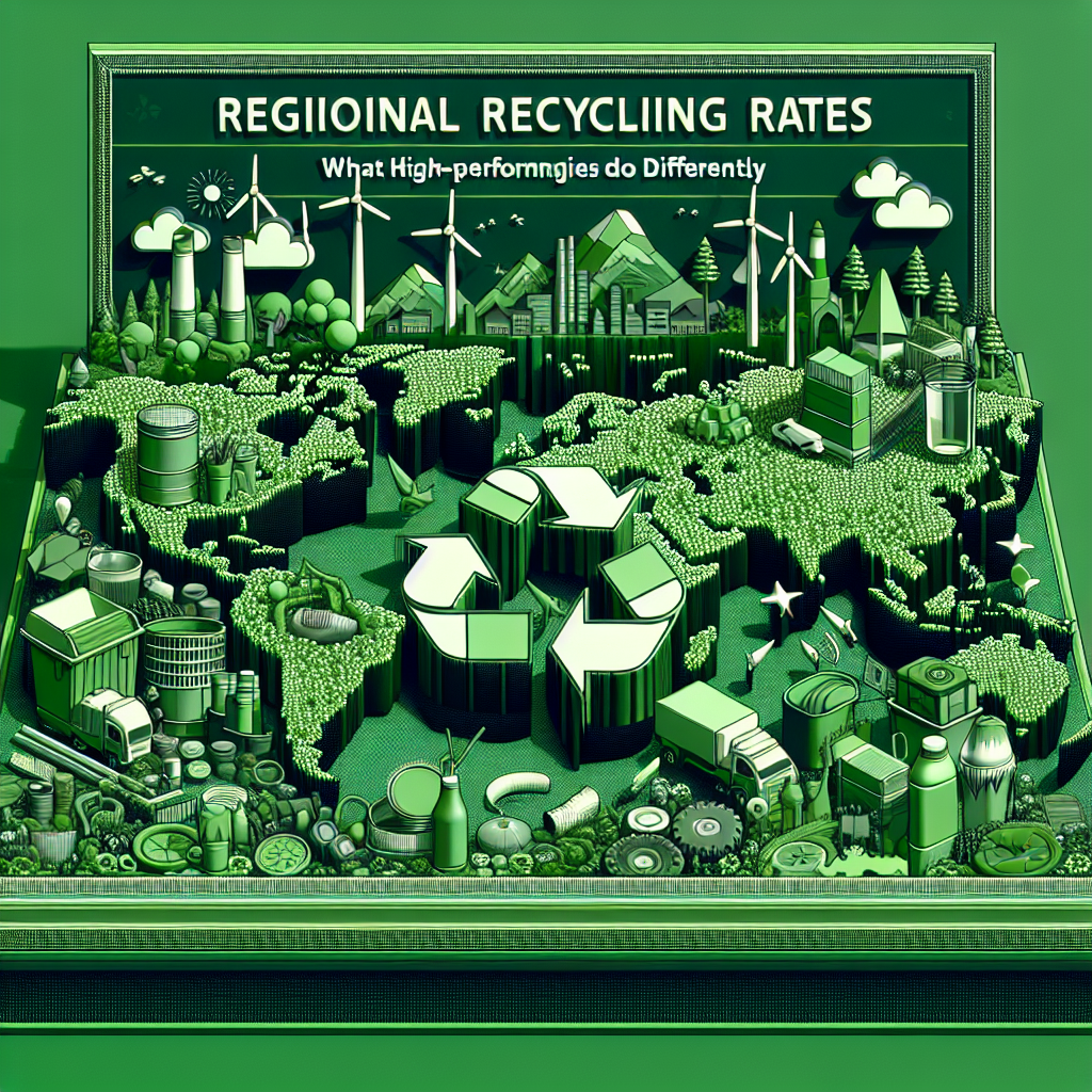 “Taxas regionais de reciclagem: o que países com desempenho elevado fazem diferente”
