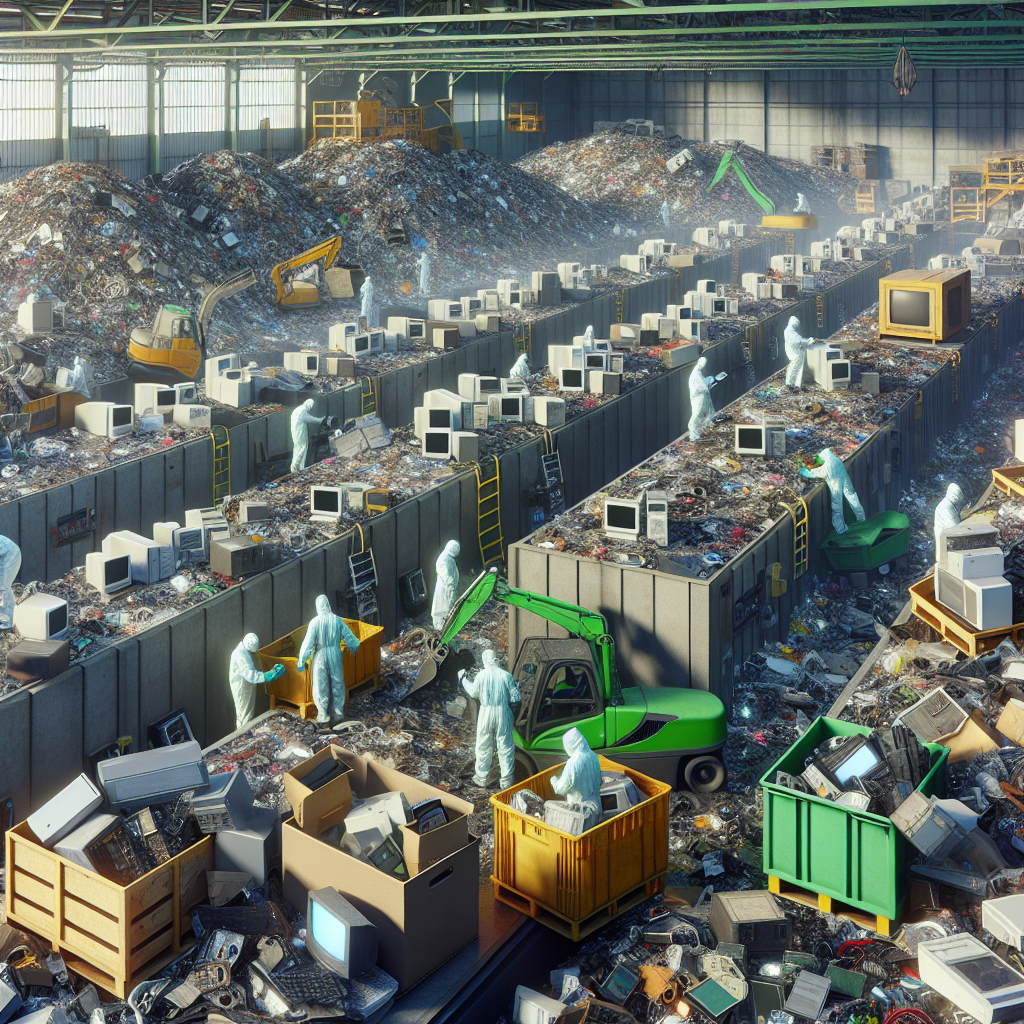 Triagem e desmontagem: etapas da reciclagem de e-lixo