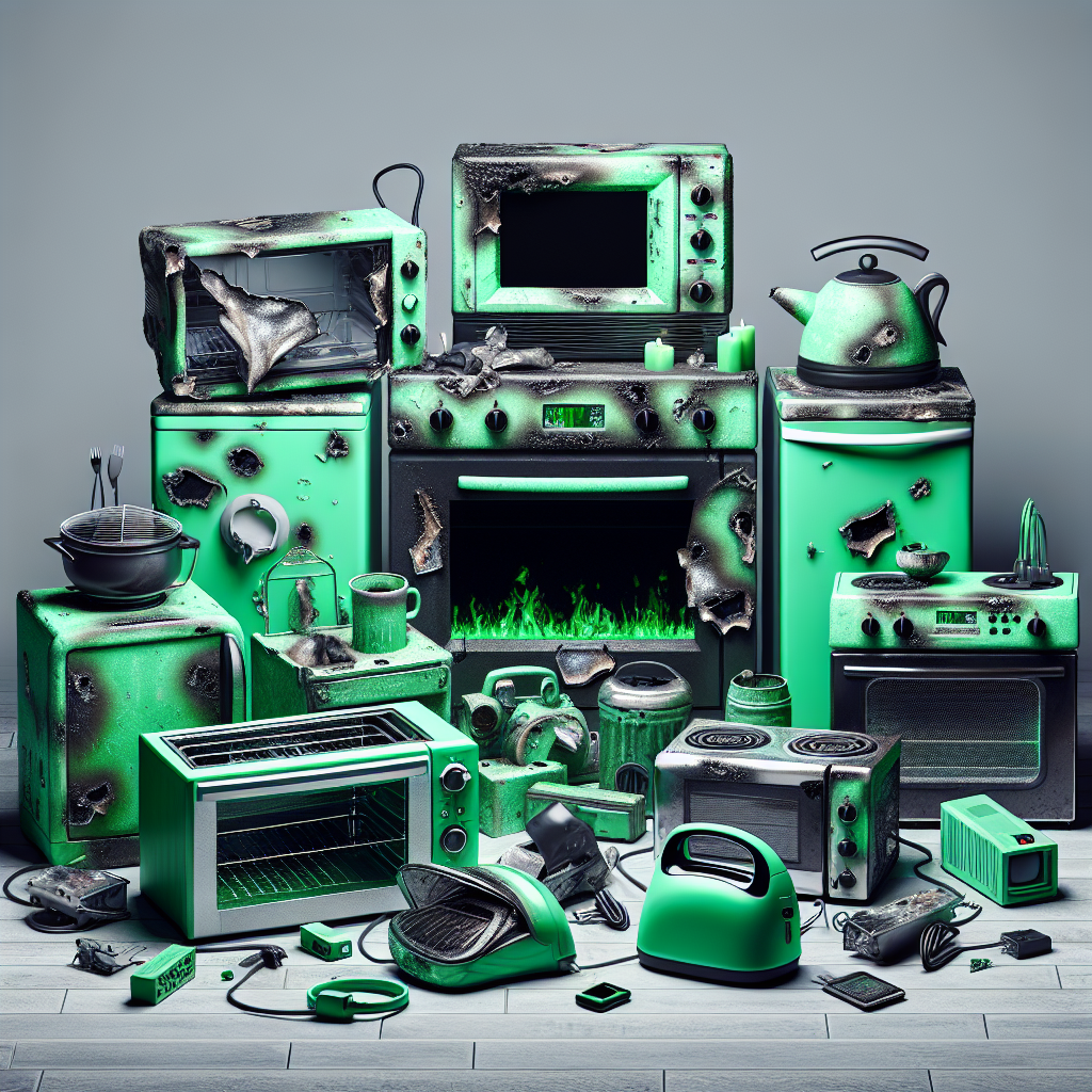 Appliances burnt out after a power cut: recycle or repair?