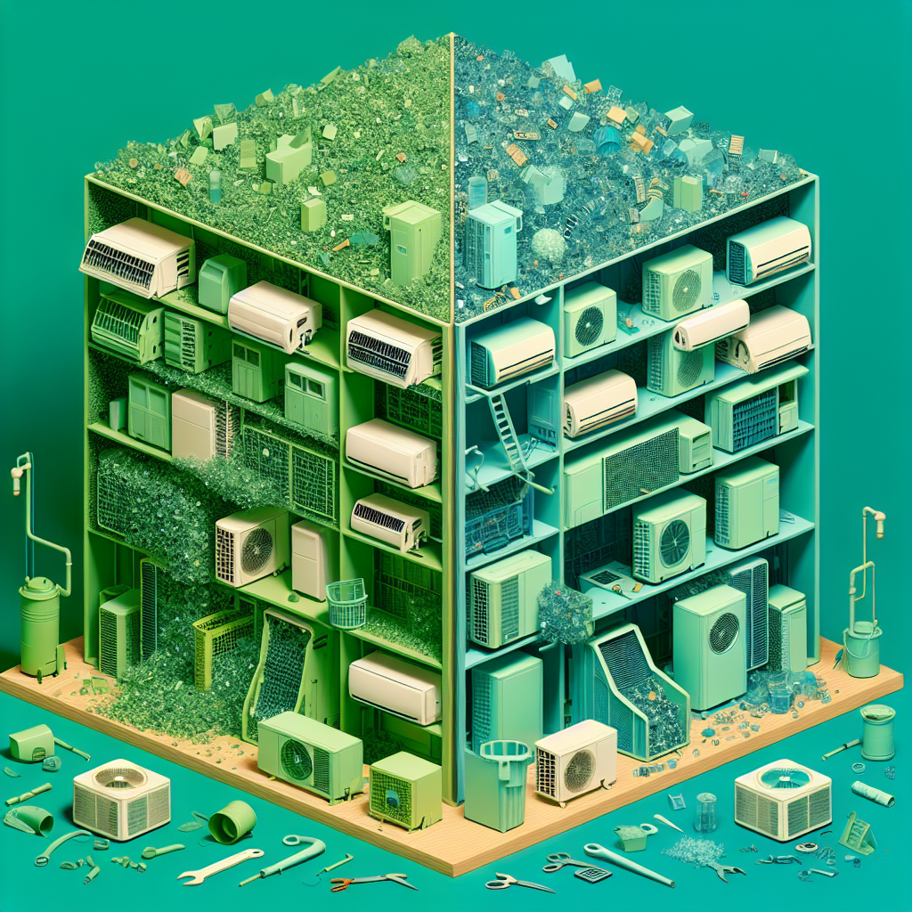 Split or window air conditioning: differences in recycling