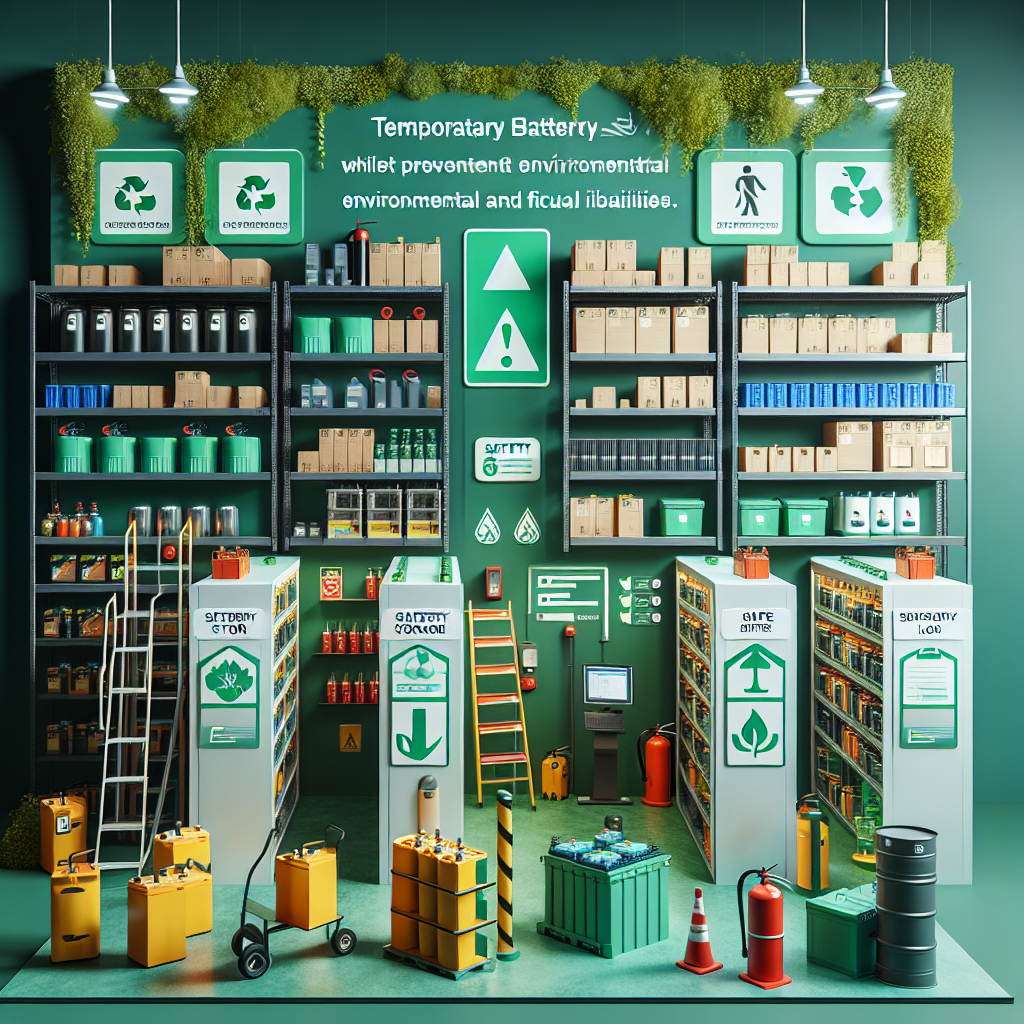 Armazenamento temporário de baterias: como evitar passivos ambientais e fiscais