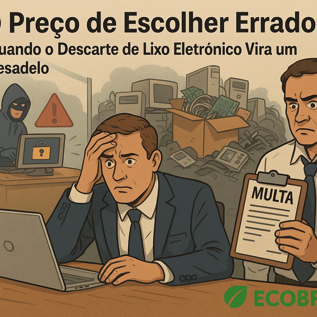 O Preço de Escolher Errado: Quando o Descarte de Lixo Eletrônico Vira um Pesadelo