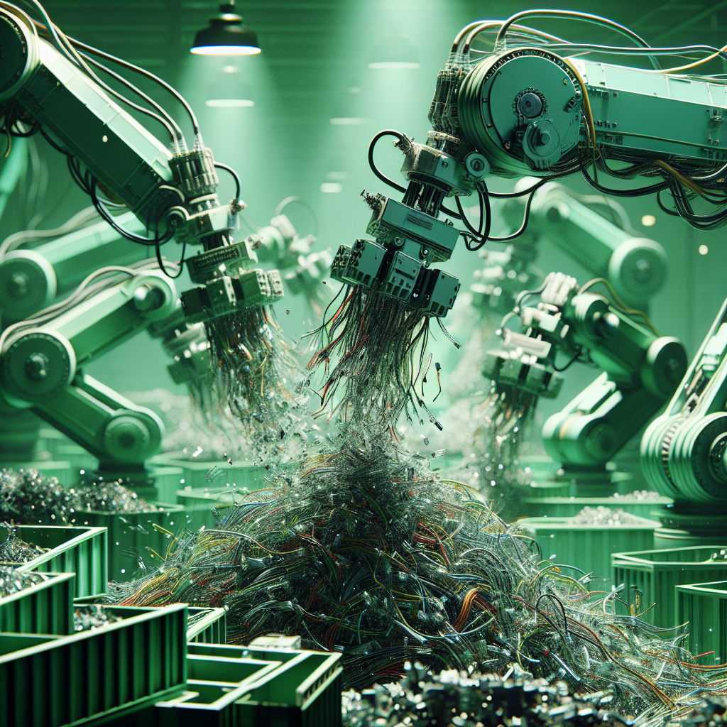 Automação robótica na desmontagem de fios e cabos elétricos para reciclagem: custos, retornos e viabilidade