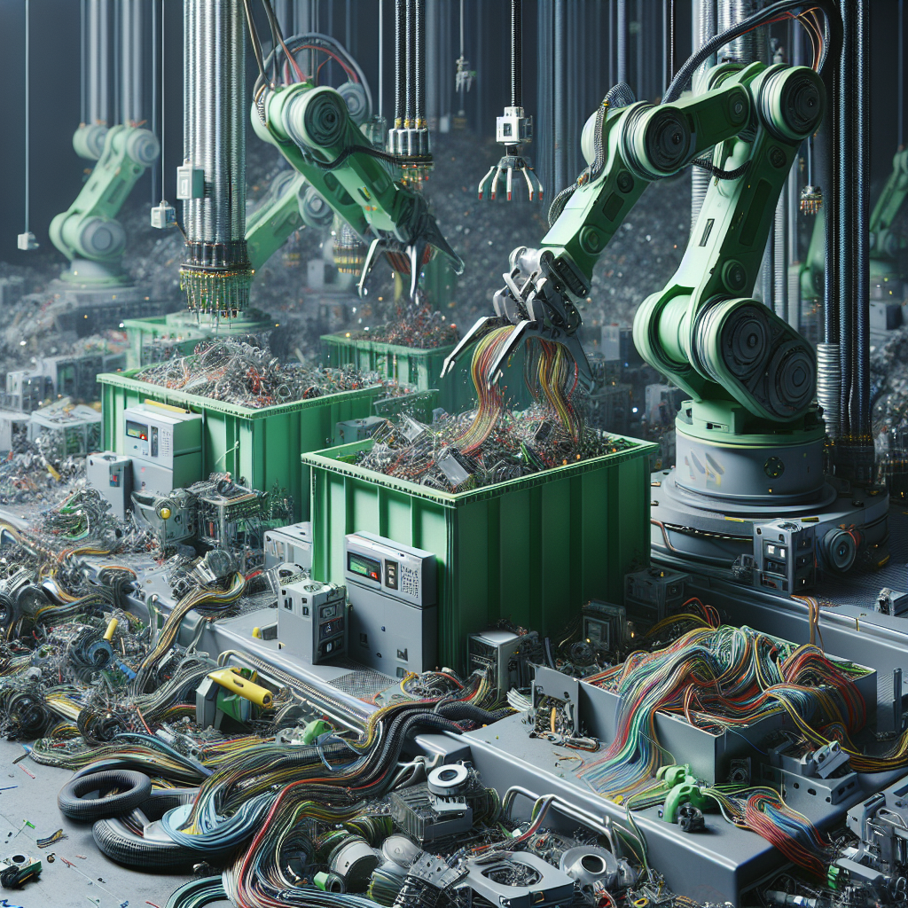 Automação robótica na desmontagem de fios e cabos elétricos para reciclagem: custos, retornos e viabilidade