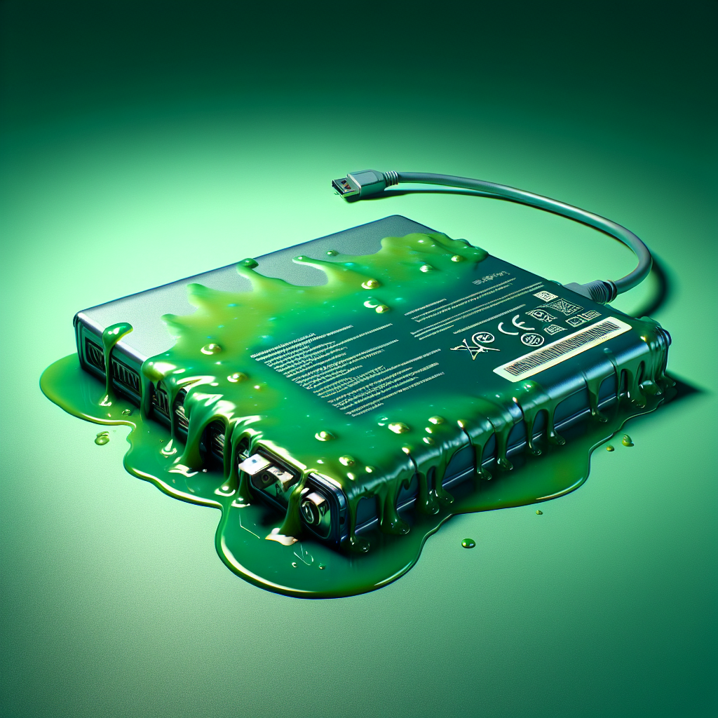 Leaking laptop battery: what to do now.