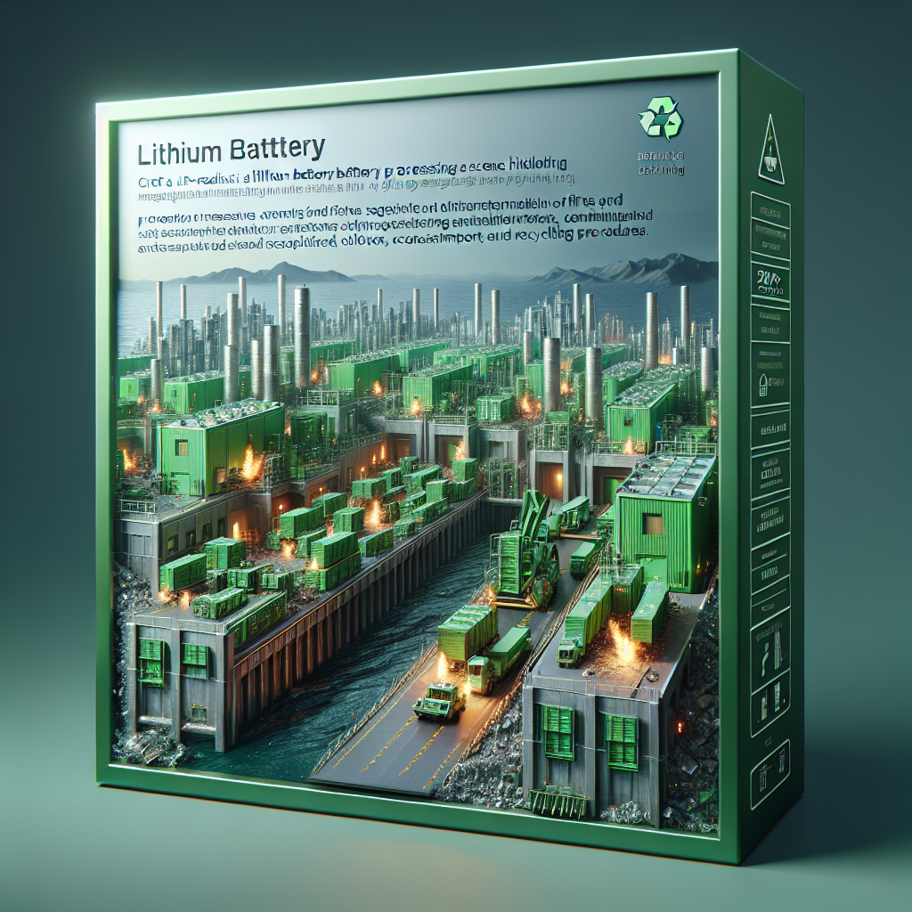 Baterías de Litio: Evitar Incendios y Contaminación con Recolección, Transporte y Reciclaje Especializados