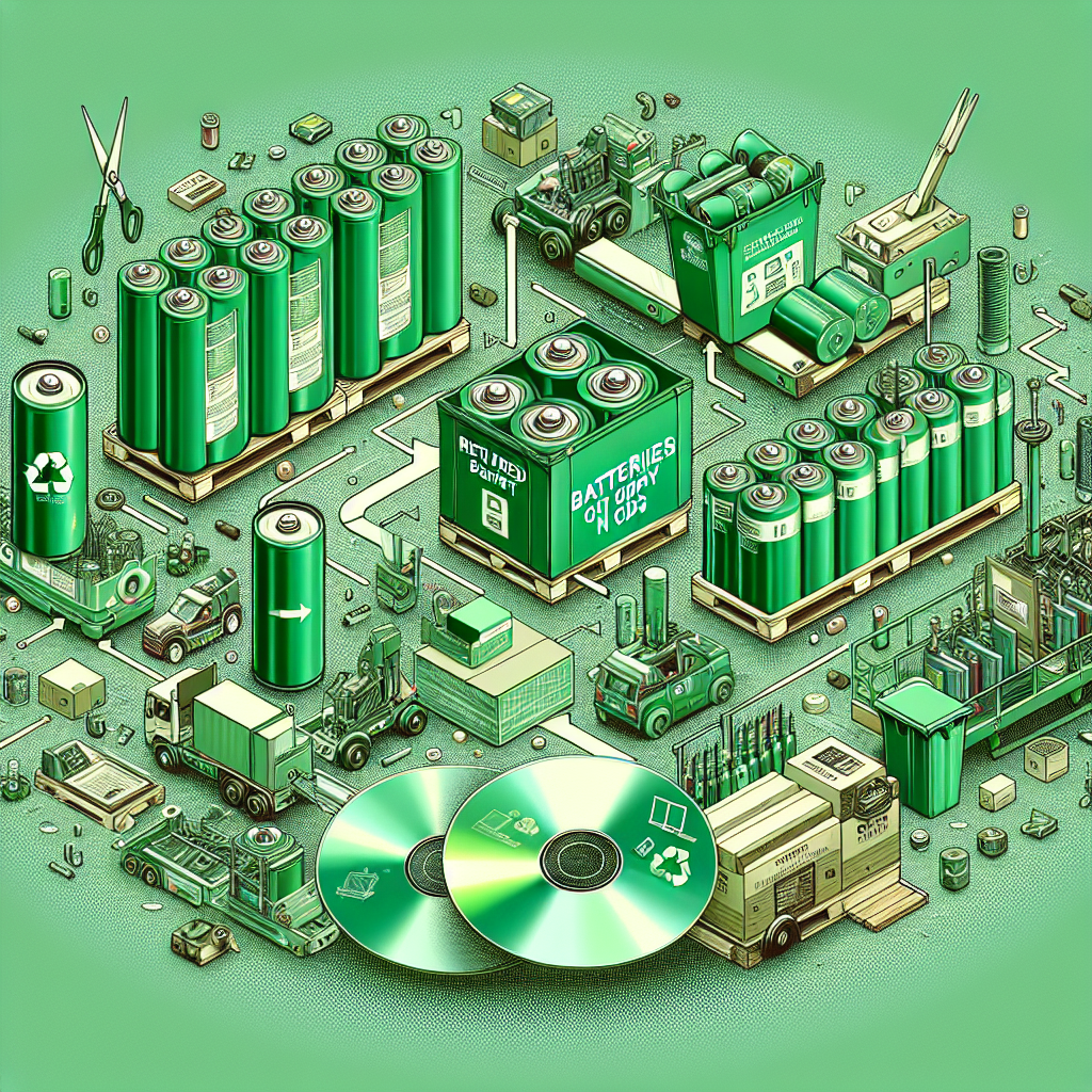 Returned batteries in CDs: how to store, transport and dispose of them without risk?