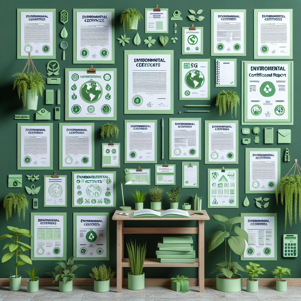 Environmental certificates and reports: how to use them in ESG reports
