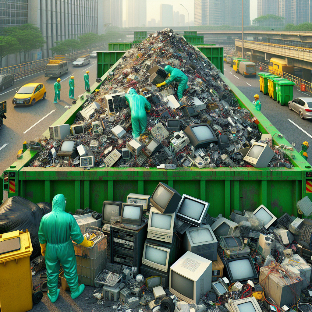 Coleta de lixo eletrônico em Osasco