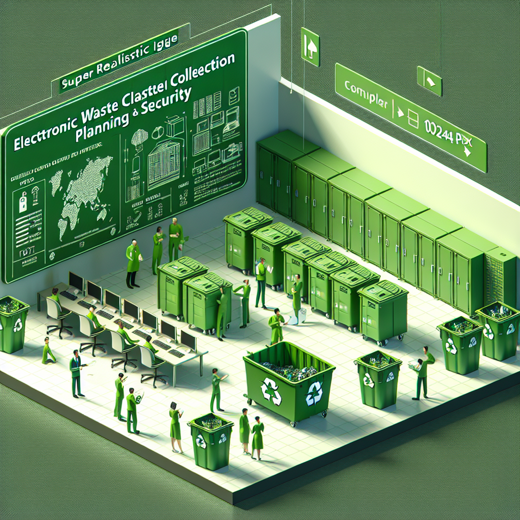 Electronic Waste Collection for Data Centers: Planning and Safety