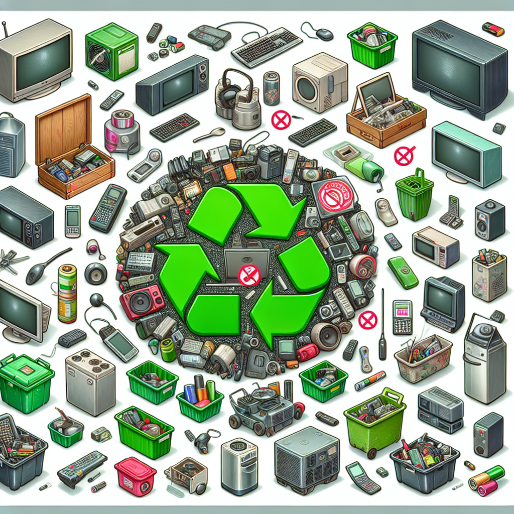 Residential Electronic Waste Collection: What You Can and Can't Do