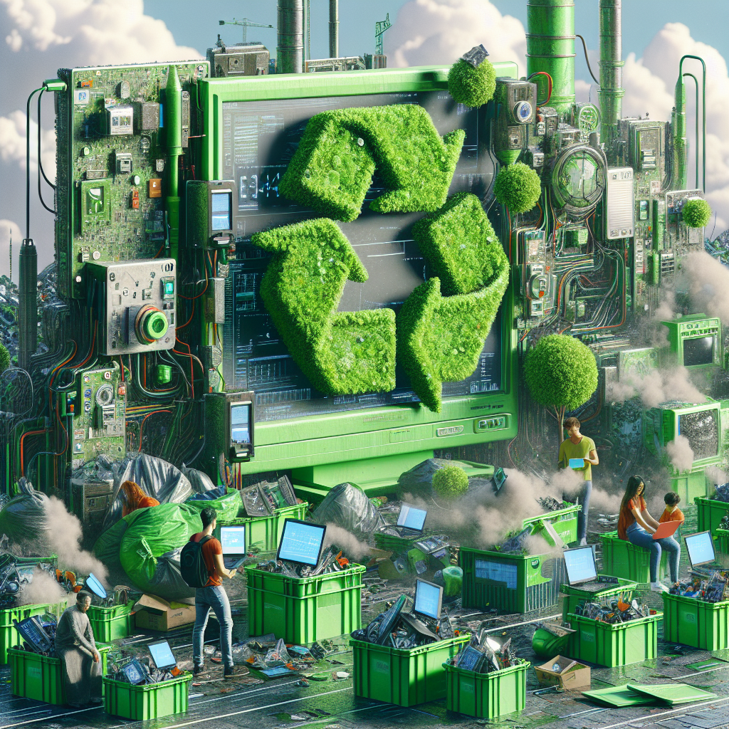 ¿Cómo contribuye Ecobraz a la inclusión digital con el proyecto Reciclaje?