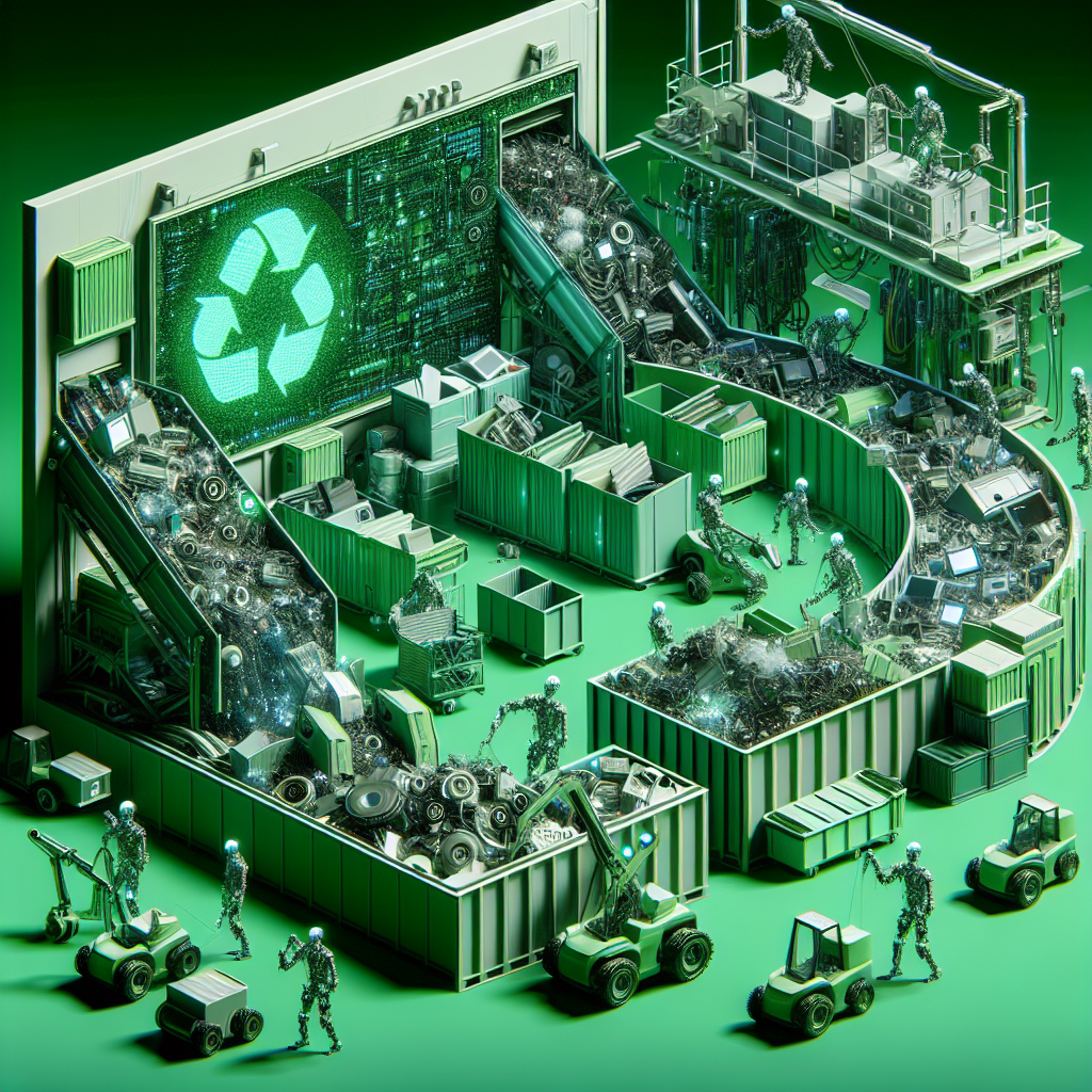 Cómo la inteligencia artificial optimiza la logística inversa de residuos electrónicos corporativos